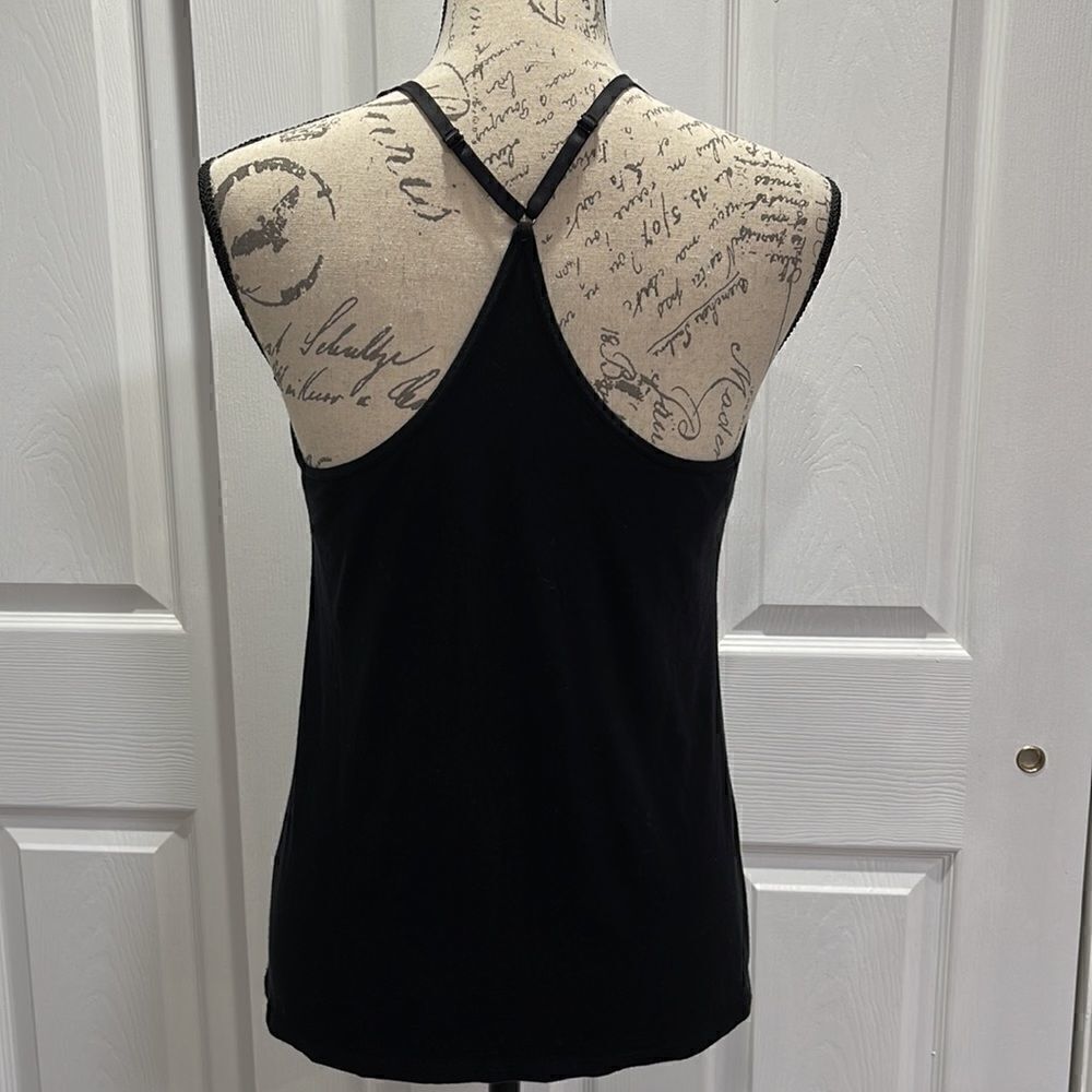 NAKED RACEBACK CAMISOLE. BLACK L - Picture 5 of 6